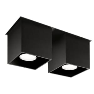 Sollux Φωτιστικό οροφής Quad 2,αλουμίνιο,2xGU10/40w