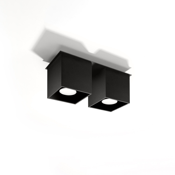 Sollux Φωτιστικό οροφής Quad 2,αλουμίνιο,2xGU10/40w - Image 2
