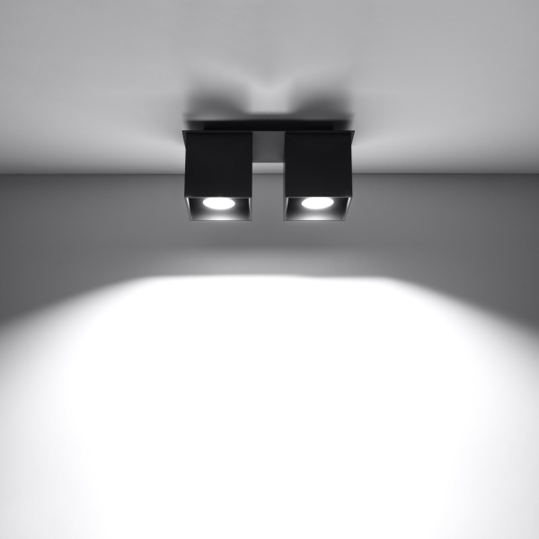 Sollux Φωτιστικό οροφής Quad 2,αλουμίνιο,2xGU10/40w - Image 3