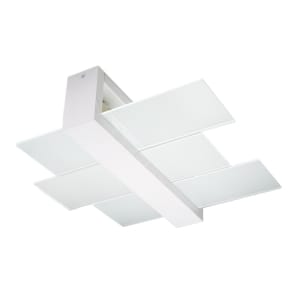 Sollux Φωτιστικό οροφής Feniks 2,ξύλο, γυαλί,2xE27/60w