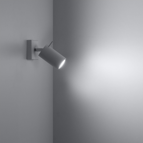 Sollux Φωτιστικό τοίχου Ring 1,ατσάλι,1xGU10/40w - Image 3