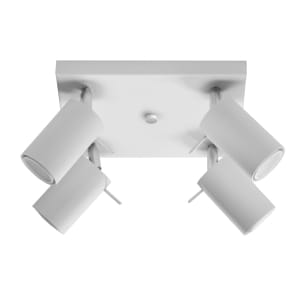 Sollux Φωτιστικό οροφής Ring 4,ατσάλι,4xGU10/40w