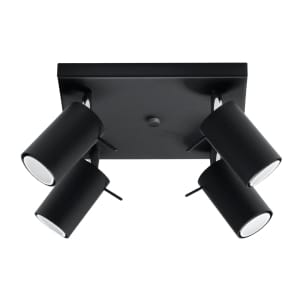 Sollux Φωτιστικό οροφής Ring 4,ατσάλι,4xGU10/40w