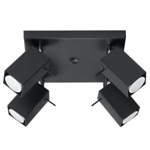 Sollux Φωτιστικό οροφής Merida 4,ατσάλι,4xGU10/40w