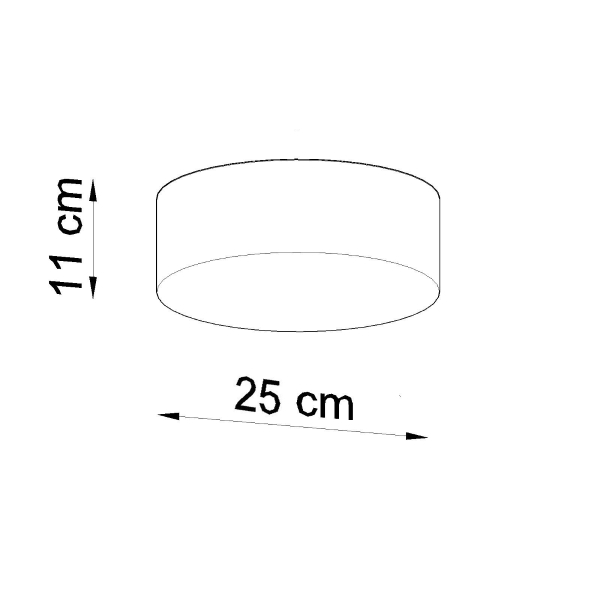 Sollux Φωτιστικό οροφής Arena 1,PVC,1xE27/60w - Image 7