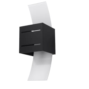 Sollux Φωτιστικό τοίχου Loreto 1,αλουμίνιο, γυαλί,1xG9/40w