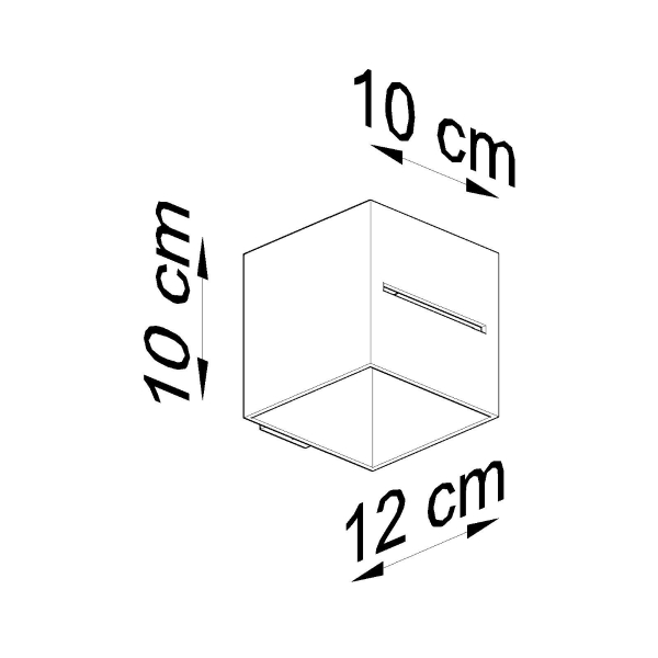 Sollux Φωτιστικό τοίχου Lobo 1,αλουμίνιο,1xG9/40w - Image 6