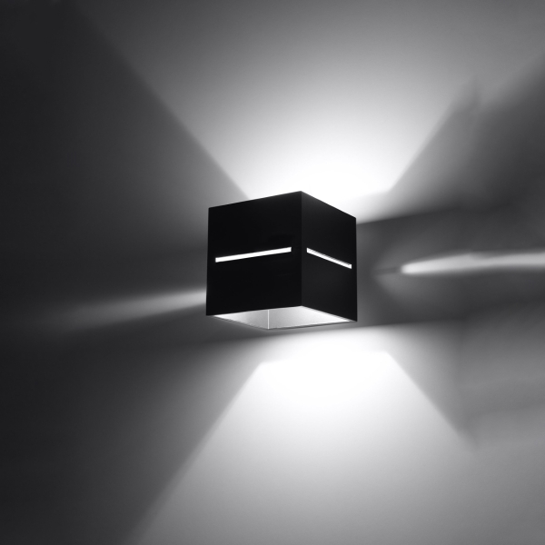 Sollux Φωτιστικό τοίχου Lobo 1,αλουμίνιο,1xG9/40w - Image 3