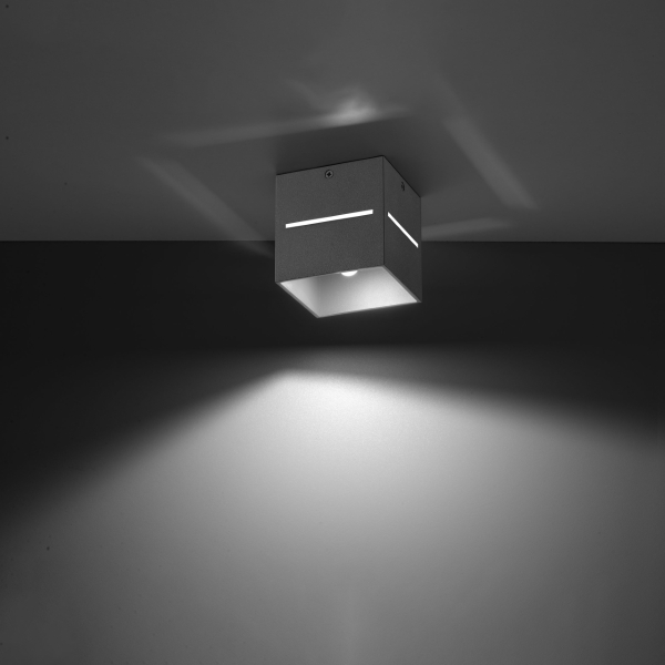 Sollux Φωτιστικό οροφής Lobo 1,αλουμίνιο,1xG9/40w - Image 3