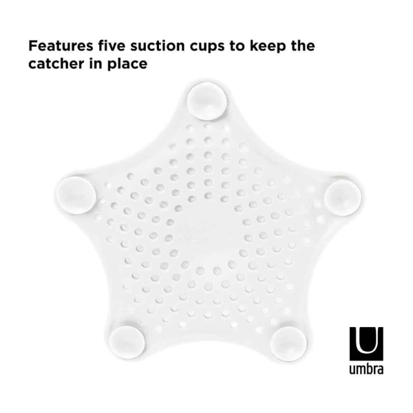 Τριχοπαγίδα σιφωνιού με βεντούζες Starfish Umbra 023014-660 - Image 3