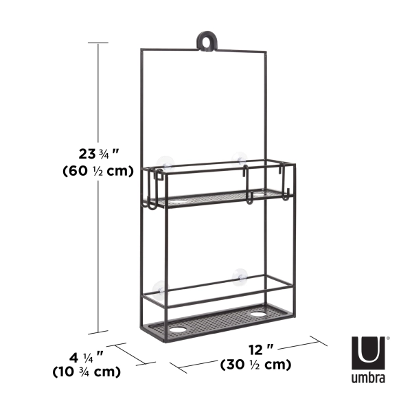 Umbra μεταλλική ραφιέρα μπάνιου 52X31,Cubiko 023461-040 - Image 9