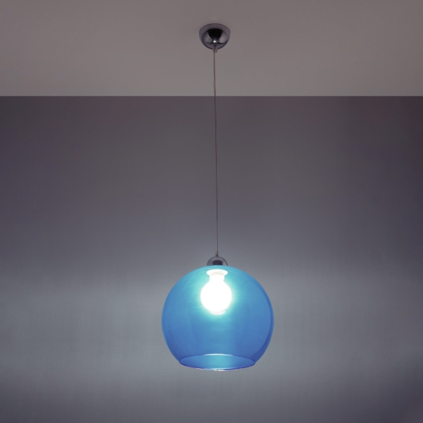 Sollux Κρεμαστό φωτιστικό Ball 1,μπλέ χρώμα,1xE27/60w - Image 3
