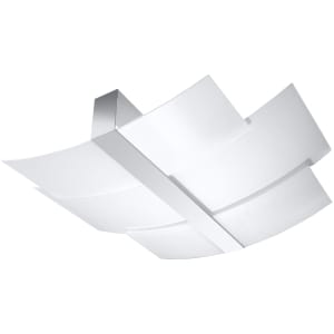 Sollux Φωτιστικό οροφής Celia 3,χάλυβας, γυαλί,3xE27/60w