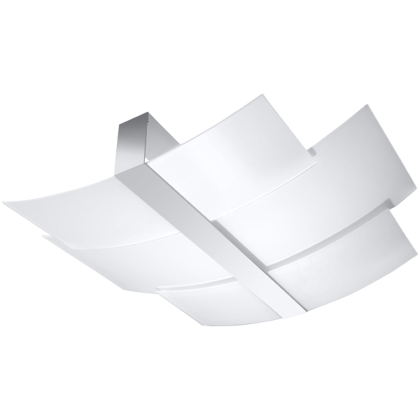 Sollux Φωτιστικό οροφής Celia 3,χάλυβας, γυαλί,3xE27/60w