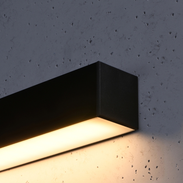Sollux Φωτιστικό τοίχου Pinne 1,αλουμίνιο,1xLED/16w,μαύρο - Image 5