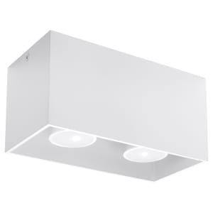 Sollux Φωτιστικό οροφής Quad 2,αλουμίνιο,2xGU10/40w