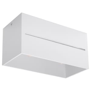 Sollux Φωτιστικό οροφής Lobo 2,αλουμίνιο,2xG9/40w