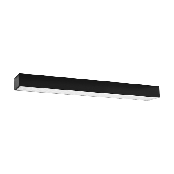 Φωτιστικό οροφής Pinne 1,αλουμίνιο,1xLED/16w,μαύρο