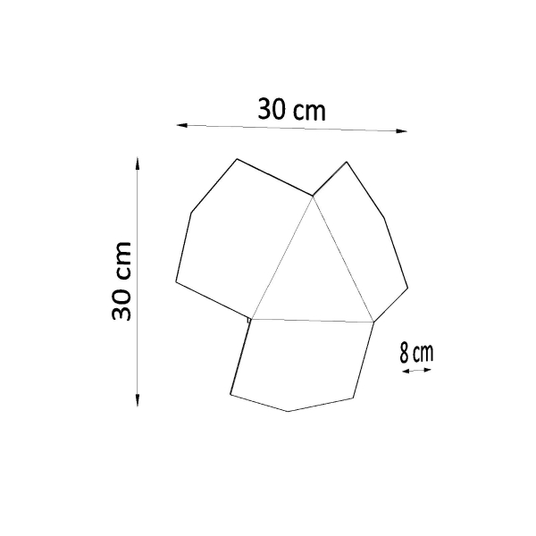 Sollux Φωτιστικό τοίχου Tre 2,ατσάλι,2xG9/40w - Image 4