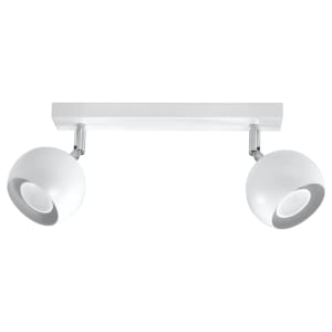 Sollux Φωτιστικό οροφής Oculare 2,ατσάλι,2xGU10/40w