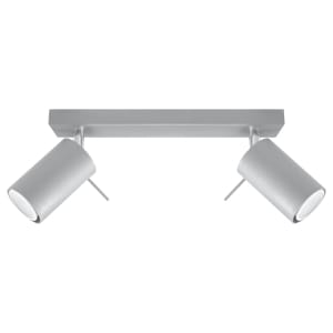 Sollux Φωτιστικό οροφής Ring 2,ατσάλι,2xGU10/40w