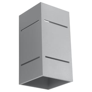 Sollux Φωτιστικό τοίχου Blocco 1,αλουμίνιο,1xG9/40w
