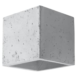 Sollux Φωτιστικό τοίχου Quad 1,σκυρόδεμα,1xG9/40w