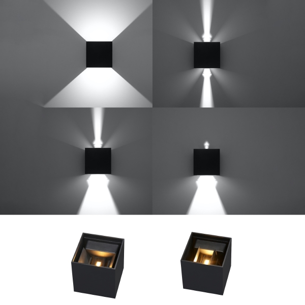 Sollux Φωτιστικό τοίχου Luca 1,αλουμίνιο,1xLED/6w - Image 7