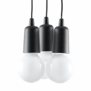 Sollux Κρεμαστό φωτιστικό Diego 3,PVC,3xE27/60w