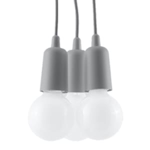 Sollux Κρεμαστό φωτιστικό Diego 3,PVC,3xE27/60w