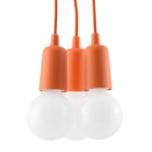 Sollux Κρεμαστό φωτιστικό Diego 3,PVC,3xE27/60w