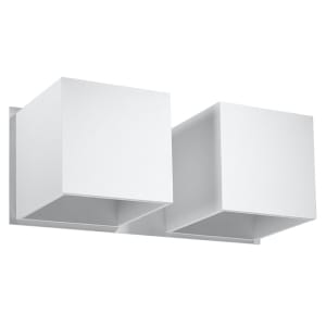 Sollux Φωτιστικό τοίχου Quad 2,αλουμίνιο,2xG9/40w