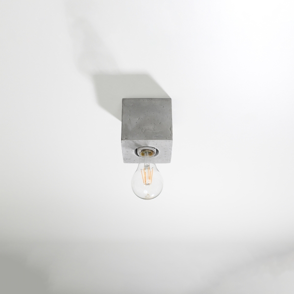 Sollux Φωτιστικό οροφής Ariz 1,σκυρόδεμα,1xE27/60w - Image 3