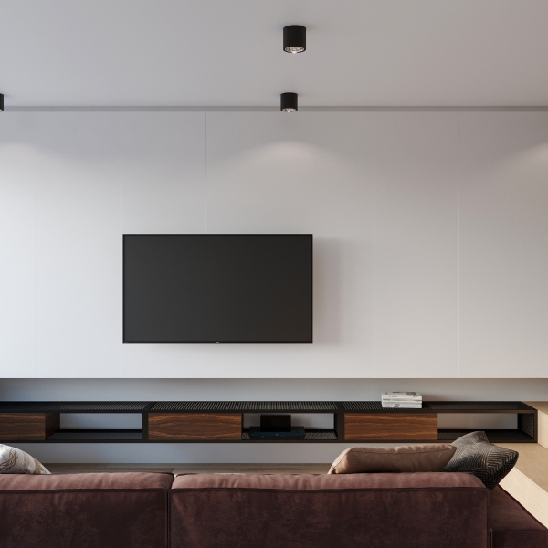 Sollux Φωτιστικό οροφής Tiube 1,αλουμίνιο,1xGU10/40w - Image 2