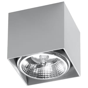 Sollux Φωτιστικό οροφής Blake 1,αλουμίνιο,1xGU10/40w,γκρί