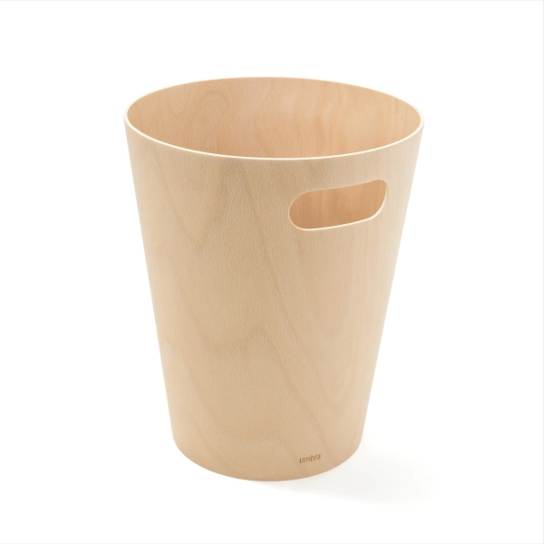 Καλάθι αχρήστων ξύλο οξιάς 23Χ23Χ28εκ.Umbra Woodrow 082780-390