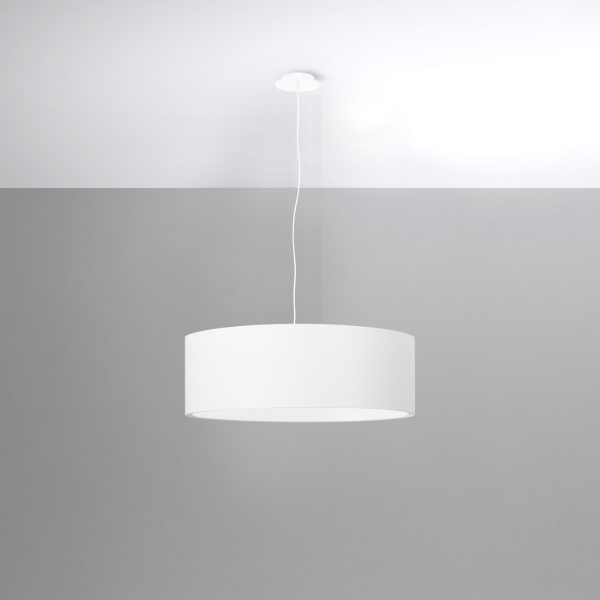 Sollux Κρεμαστό φωτιστικό Rollo 3,λευκό,3xE27/60w - Image 3