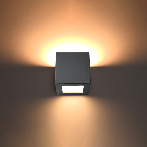 Sollux Φωτιστικό τοίχου Leo 1,κεραμικό, γυαλί,1xE27/60w - Image 3