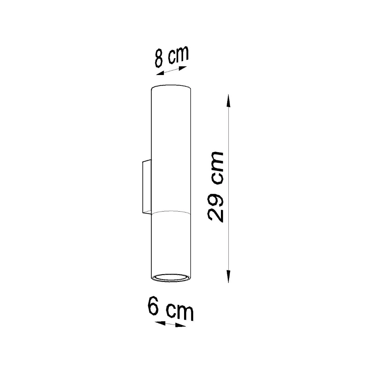 Sollux Φωτιστικό τοίχου Loopez 2,ατσάλι,2xGU10/40w,μαύρο,χρωμίου - Image 4