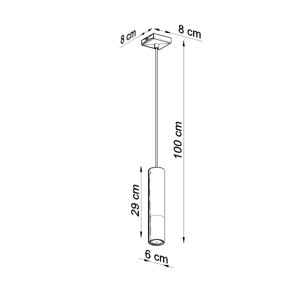 Sollux Κρεμαστό φωτιστικό Loopez 1,ατσάλι,1xGU10/40w,μαύρο,χαλκού - Image 4