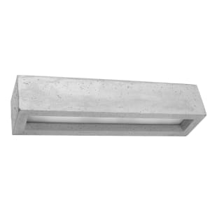 Sollux Φωτιστικό τοίχου Vega 2,σκυρόδεμα, γυαλί,2xE27/60w