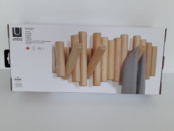 Ξύλινη κρεμάστρα τοίχου Umbra Picket nat 1011471-390 - Image 7
