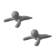 Σετ 2 Στοπ Πόρτας Umbra Buddy Γκρι 1013767-149