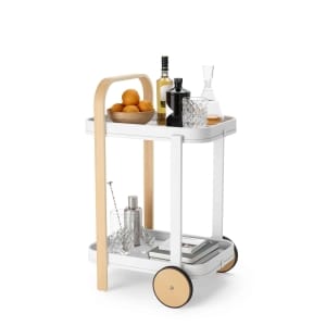 Βοηθητικό τραπεζάκι τρόλει 80Χ52Χ46 Umbra bellwood wht