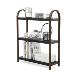 Umbra Bellwood blk ξύλινη ραφιέρα δαπέδου 90x25x72εκ