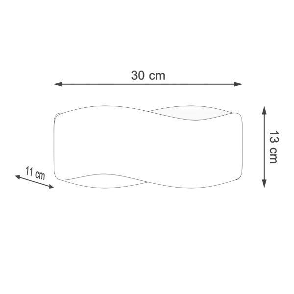 Sollux Φωτιστικό τοίχου Tila 1,ατσάλι,1xG9/40w - Image 4