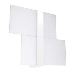 Sollux Φωτιστικό τοίχου Massimo 2,χάλυβας, γυαλί,2xG9/40w