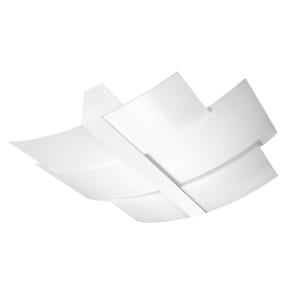 Sollux Φωτιστικό οροφής Celia 3,χάλυβας, γυαλί,3xE27/60w