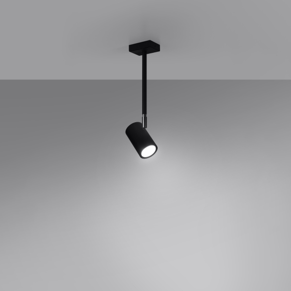 Sollux Φωτιστικό οροφής Norano 1,ατσάλι,1xGU10/40w - Image 3