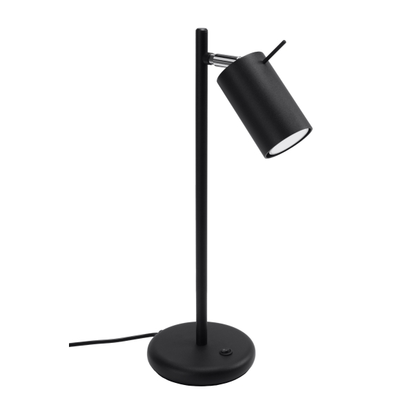 Sollux Λαμπτήρας γραφείου Ring 1,ατσάλι,1xGU10/40w,μαύρο
